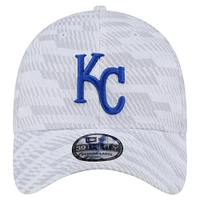 Men's New Era  White Kansas City Royals Graded 39THIRTY Stretch Fit Hat