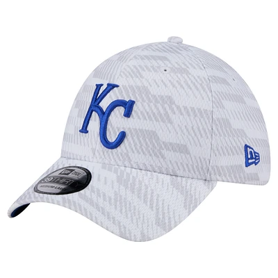 Men's New Era  White Kansas City Royals Graded 39THIRTY Stretch Fit Hat