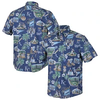 Chemise boutonnée à trois mélanges pittoresques Reyn Spooner Royal Kansas City Royals pour homme