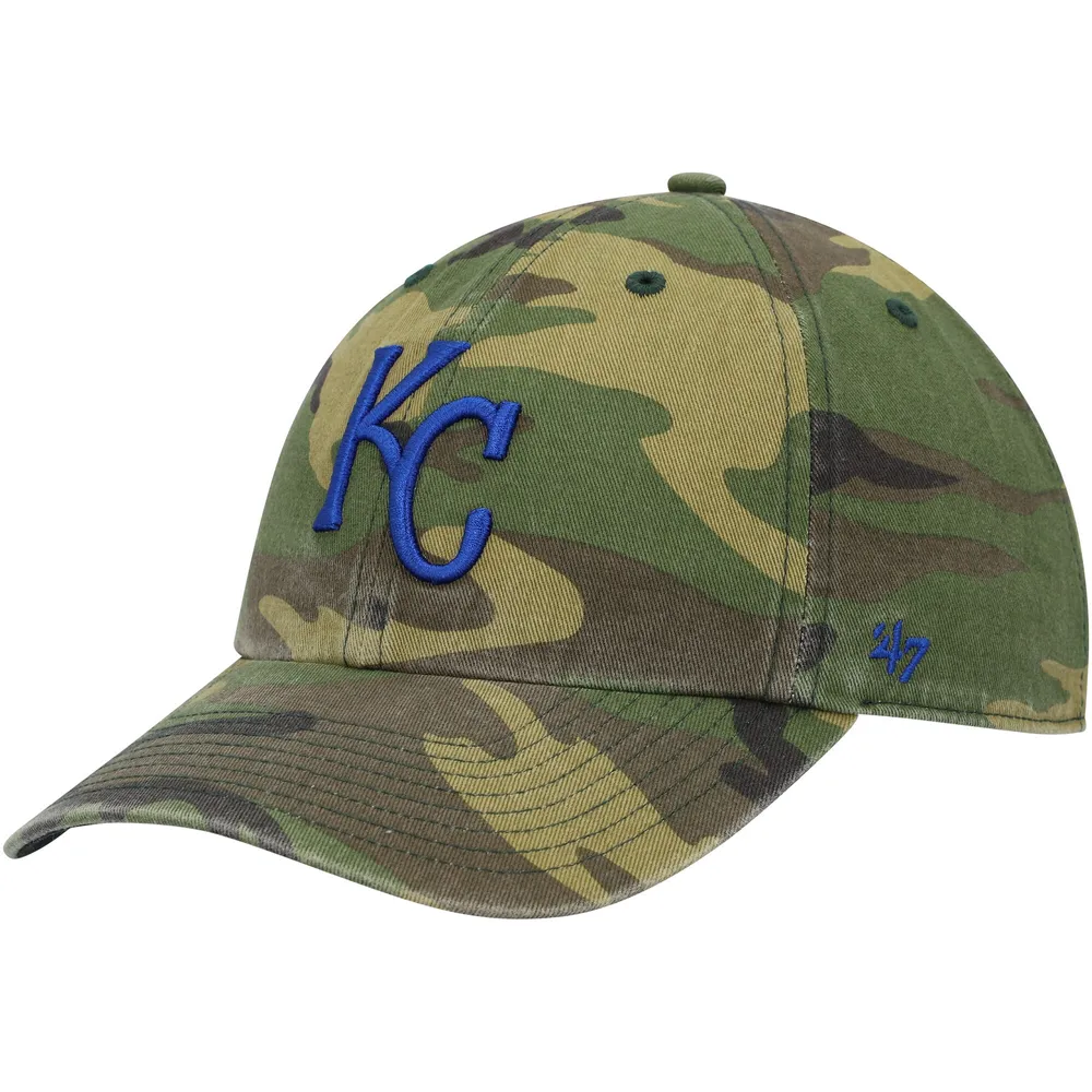 Men's '47 Camo Kansas City Royals Team Clean Up Adjustable Hat