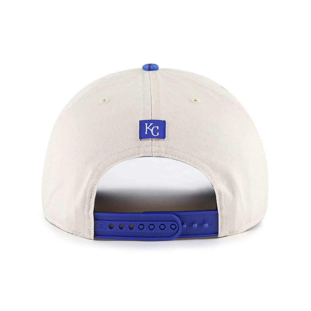 Men's '47 Cream/Navy Kansas City Royals Fiji Rope Hitch Adjustable Hat