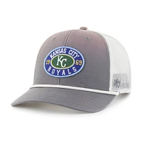 Casquette ajustable Tide Sweep Rope Trucker '47 grise/blanche pour homme des Kansas City Royals