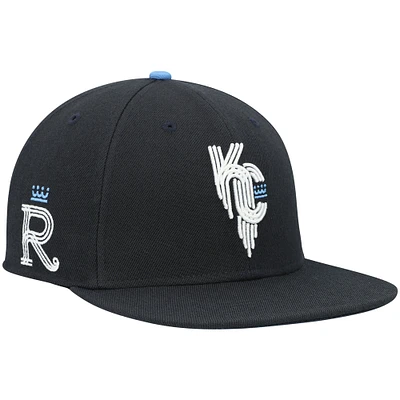 Men's '47 Navy Kansas City Royals 2021 City Connect Captain Snapback Hat