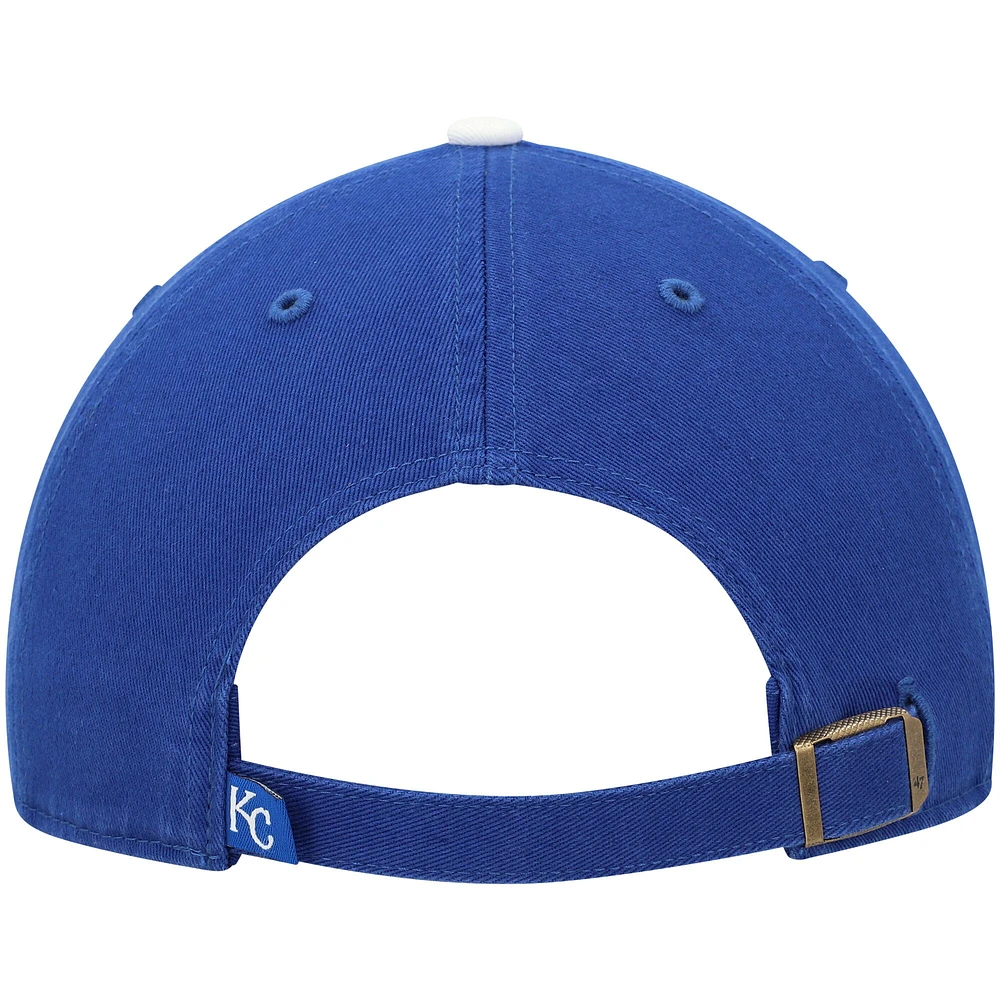 Casquette réglable '47 Royal Kansas City Royals Clean Up pour homme