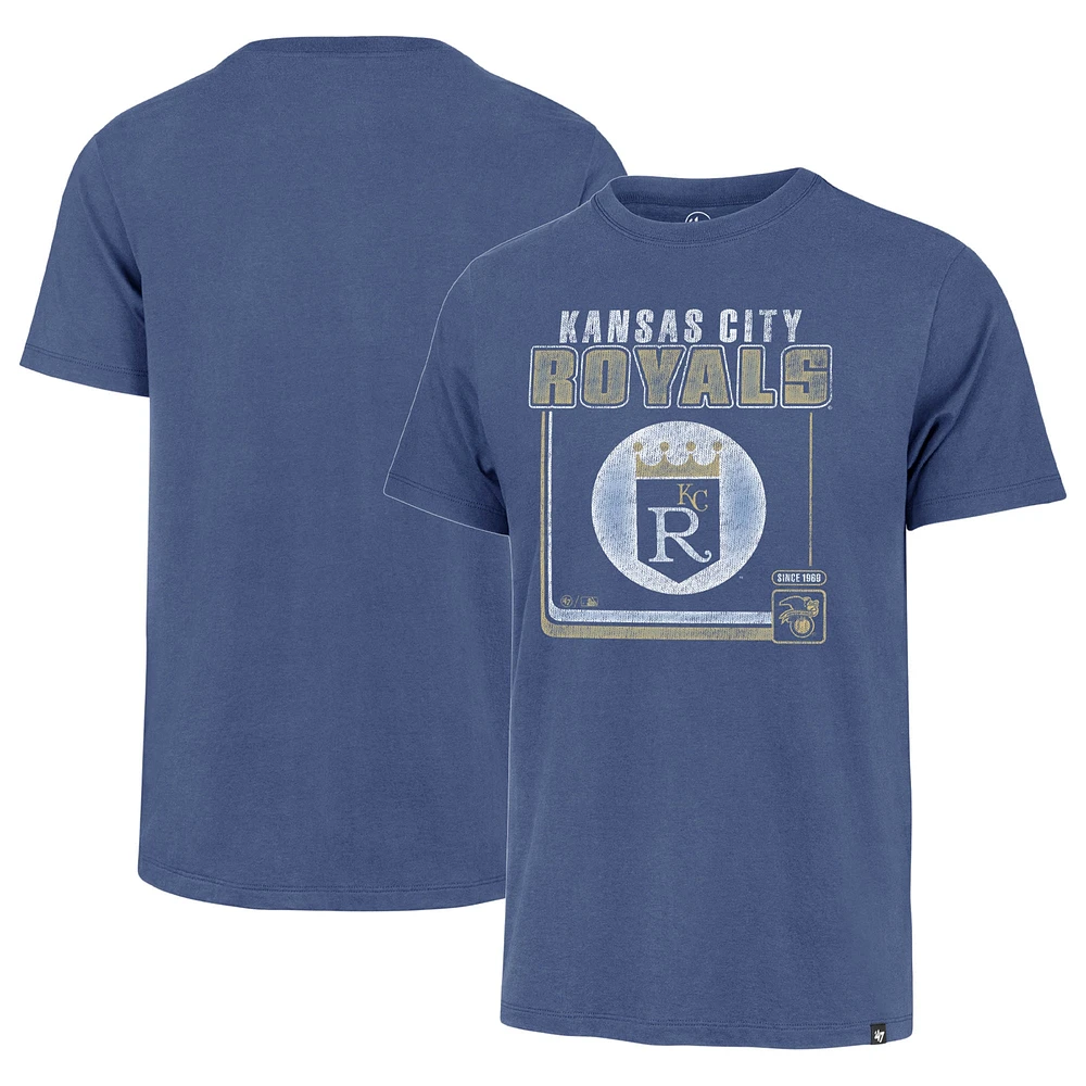 T-shirt '47 Royal Kansas City Royals Cooperstown Collection Borderline Franklin pour homme