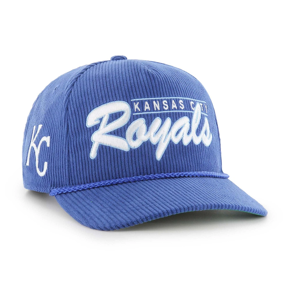 Casquette ajustable en velours côtelé Royal Kansas City Royals '47 pour homme