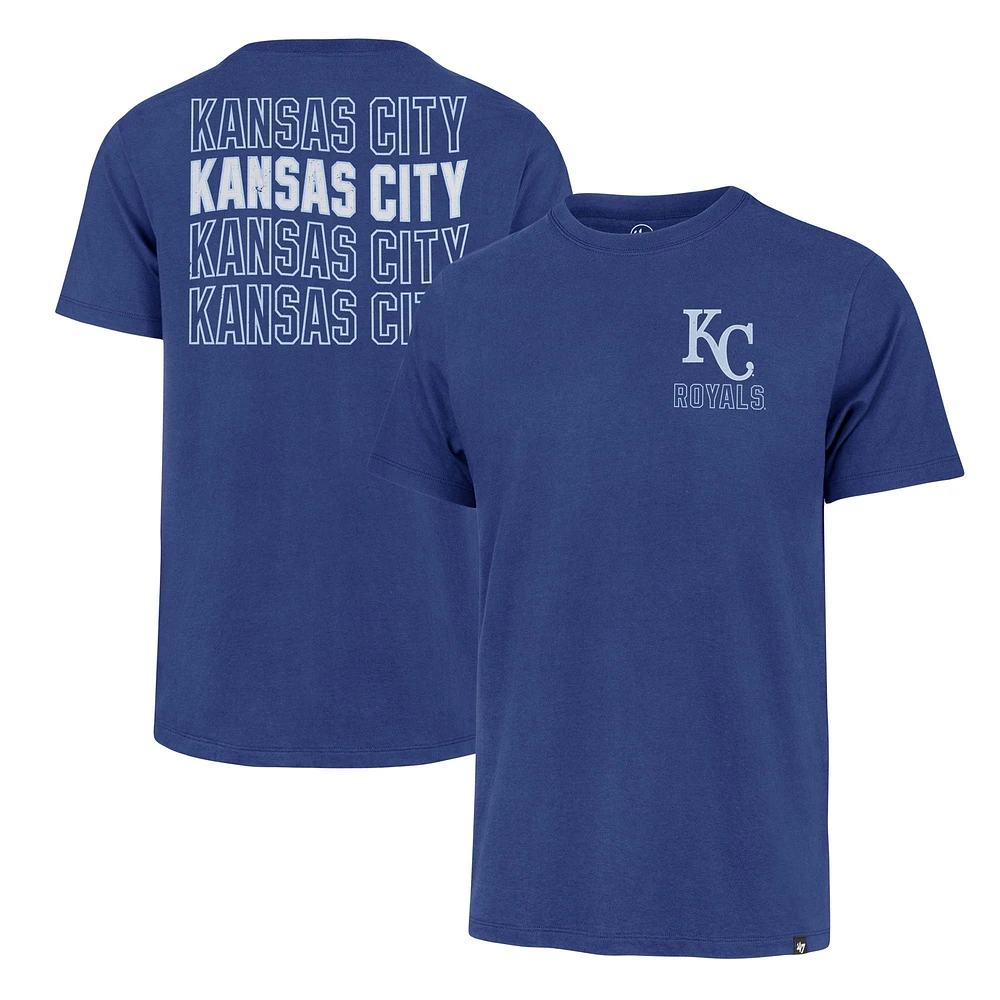 T-shirt '47 Royal Kansas City Royals Hang Back Franklin pour hommes