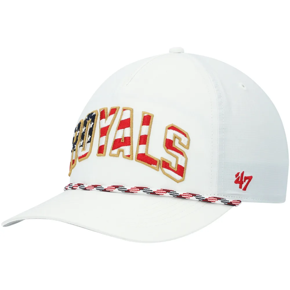 Lids Kansas City Royals '47 Flag Flutter Hitch Snapback Hat - White