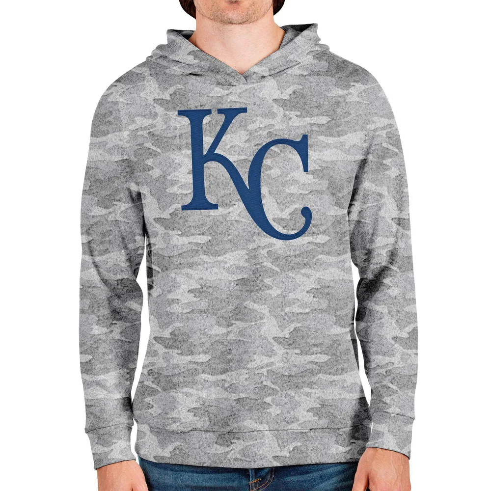 Men's Fanatics Branded Royal Kansas City Royals Official Logo Pullover Hoodie