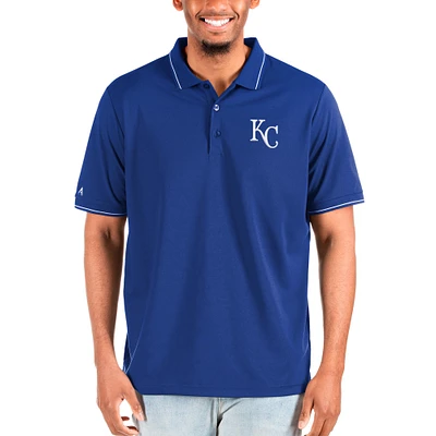 Polo Affluent pour hommes Antigua Royal Kansas City Royals de grande taille