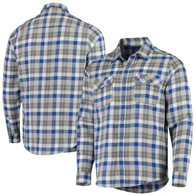 Antigua Apparel / Men's Kansas City Royals Dynasty Royal Long Sleeve Button  Down Shirt