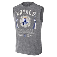 Collection Darius Rucker pour hommes par Fanatics Charcoal Kansas City Royals Débardeur musclé coupe décontractée