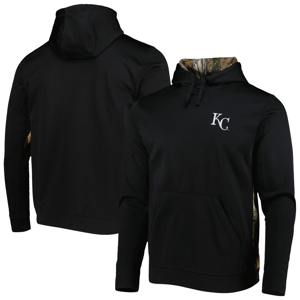 Men's Dunbrooke Black/Camo Kansas City Royals Ranger Pullover Hoodie