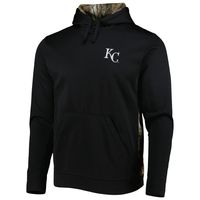 Men's Dunbrooke Black/Camo Kansas City Royals Ranger Pullover Hoodie