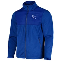 Men's Dunbrooke Heather Royal Kansas City Royals Explorer Full-Zip Jacket