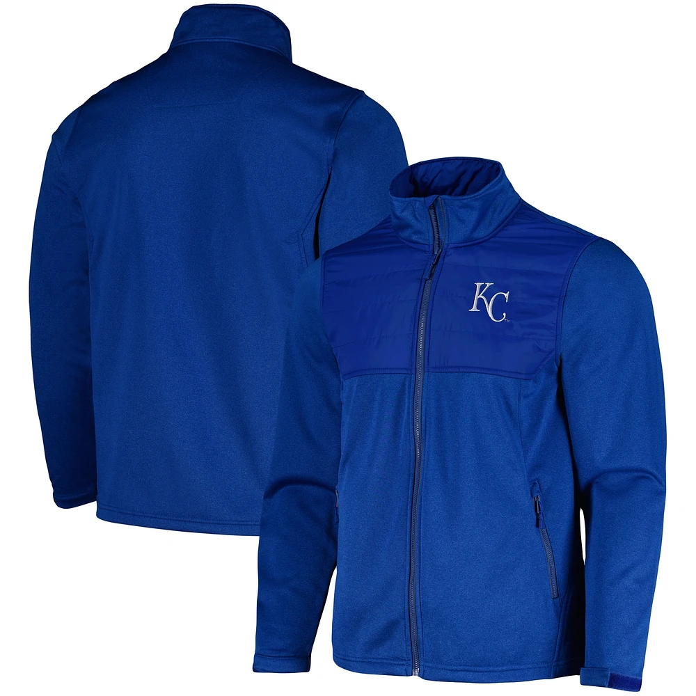 Men's Dunbrooke Heather Royal Kansas City Royals Explorer Full-Zip Jacket