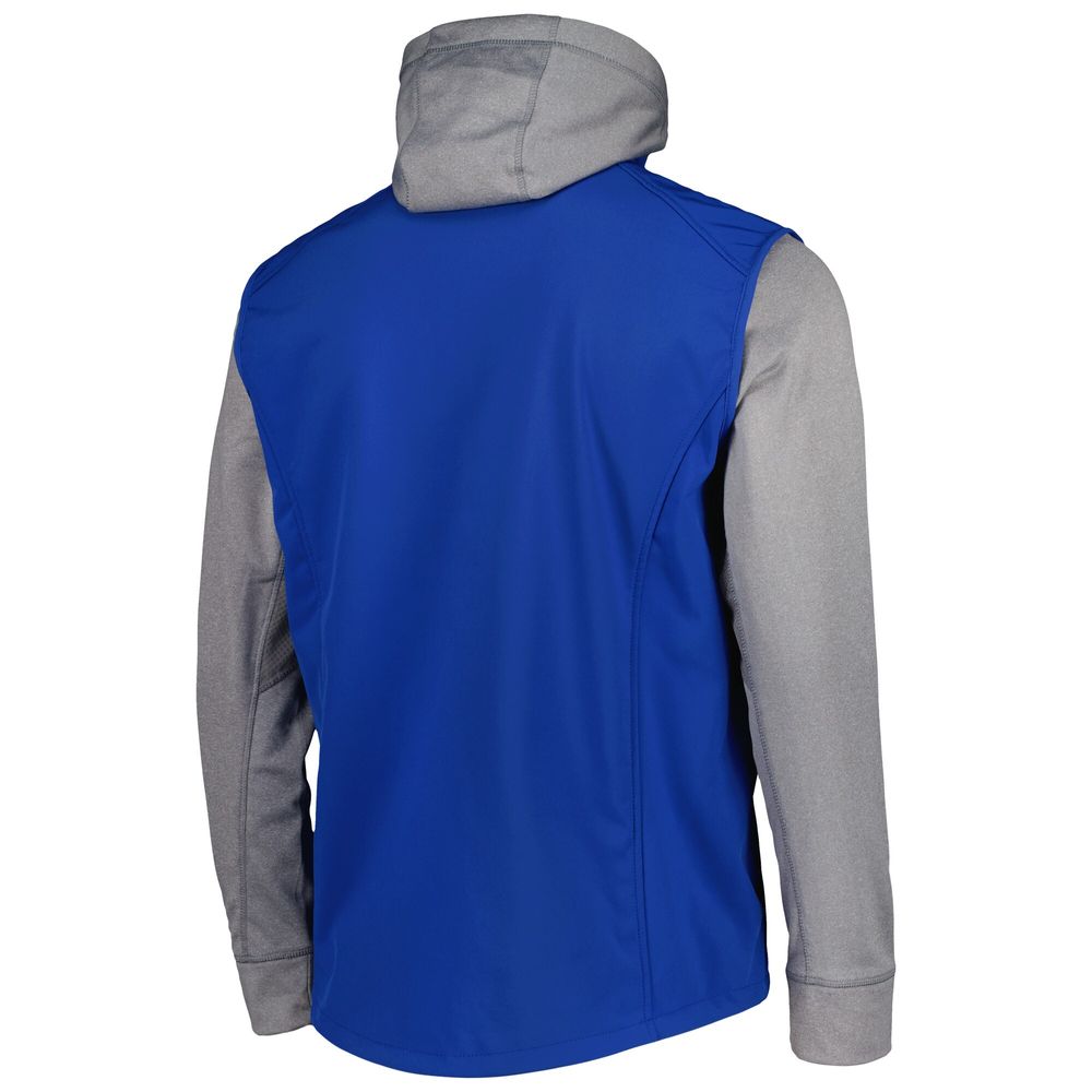 Men's Dunbrooke Royal/Heather Gray Kansas City Royals Alpha Full-Zip Jacket