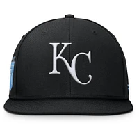 Men's Fanatics Black Kansas City Royals Walk-Off Bullpen Snapback Hat