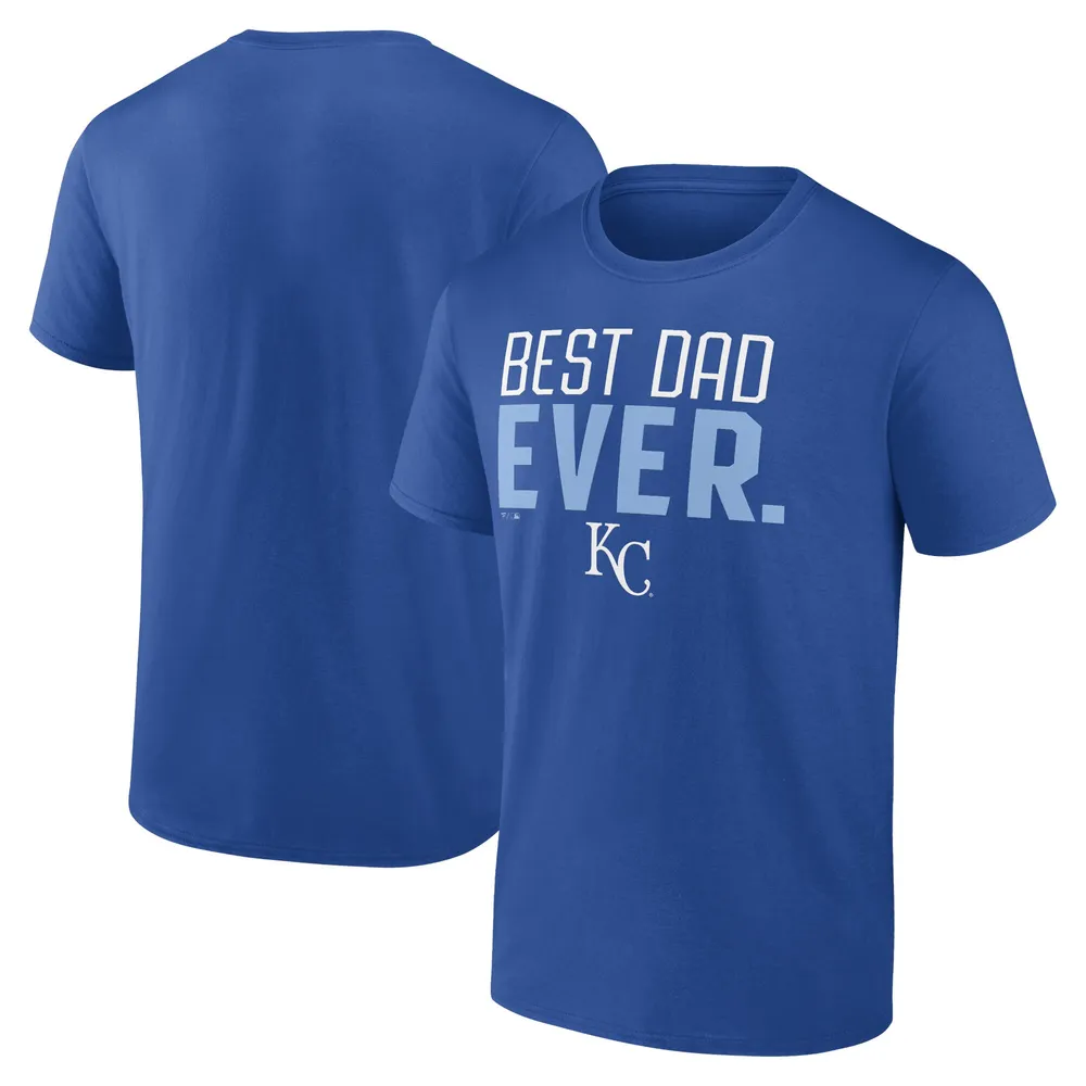 Men's Texas Rangers Fanatics Branded Royal #1 Dad T-Shirt