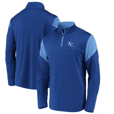 Kansas City Royals Cutter & Buck Cascade Eco Sherpa Fleece Full-Zip Vest -  White/Navy