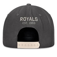 Men's Fanatics Charcoal Kansas City Royals Closer Adjustable Hat