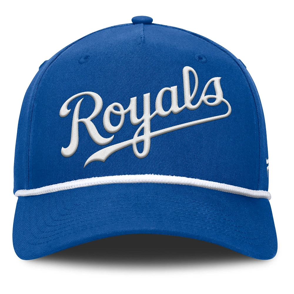 Men's Fanatics Royal Kansas City Royals Clubhouse Foul Ball A-Frame Adjustable Hat