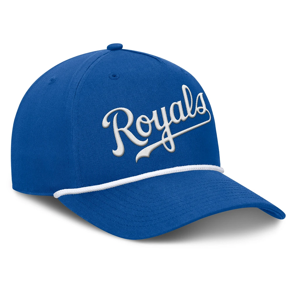 Men's Fanatics Royal Kansas City Royals Clubhouse Foul Ball A-Frame Adjustable Hat