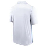 Men's Fanatics White Kansas City Royals Iconic Parameter Sublimated Polo
