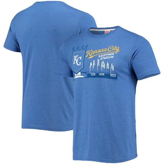 Kansas City Royals Forever Royal T-Shirt from Homage. | Light Blue | Vintage Apparel from Homage.