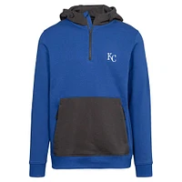 Men's Levelwear  Royal Kansas City Royals Chicane Insignia 2.0 Quarter-Zip Hoodie