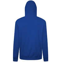Men's Levelwear  Royal Kansas City Royals Cooperstown Collection Distressed Podium Acumen Pullover Hoodie
