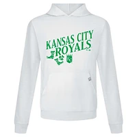 Sweat à capuche blanc pour homme avec bottes relais de la Saint-Patrick des Kansas City Royals Levelwear