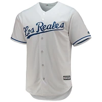 Men's Majestic White Kansas City Royals Team Official Jersey