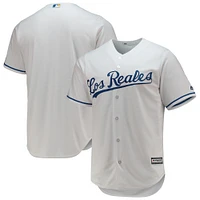 Men's Majestic White Kansas City Royals Team Official Jersey