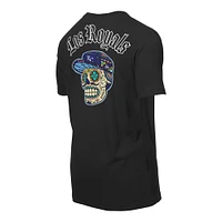 Men's New Era Black Kansas City Royals Sugar Skulls T-Shirt