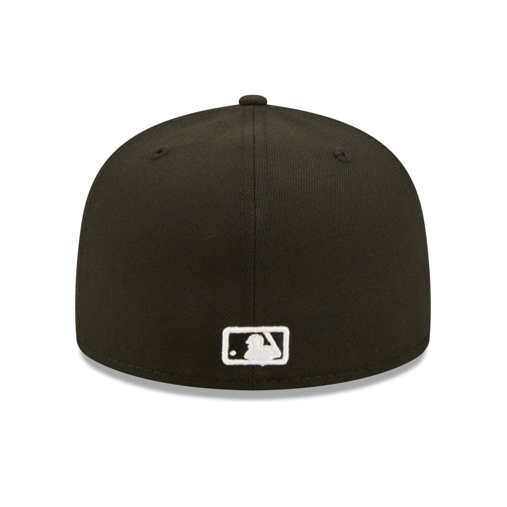 Men's New Era Black Kansas City Royals Team Logo 59FIFTY Fitted Hat