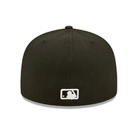 Men's New Era Black Kansas City Royals Team Logo 59FIFTY Fitted Hat