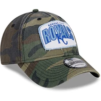 Casquette réglable camouflage Kansas City Royals Gameday 9FORTY New Era pour hommes