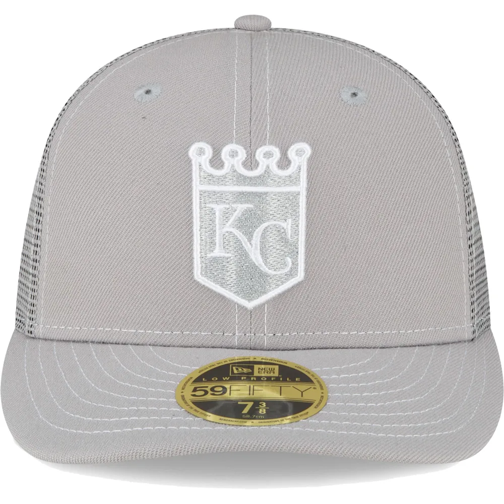 Casquette ajustée à profil bas 59FIFTY pour entraînement au bâton sur le terrain des Royals de Kansas City 2023 New Era homme