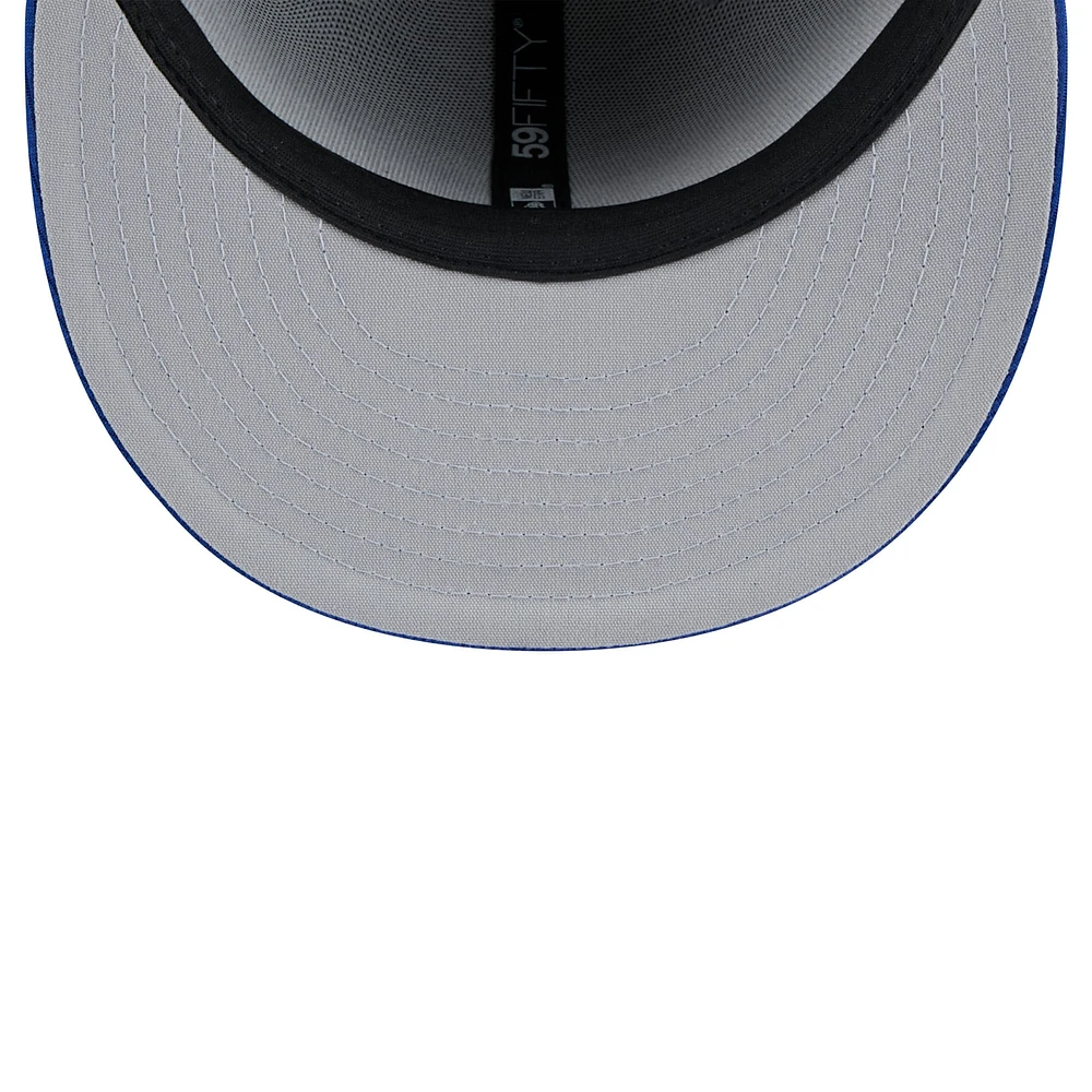 Men's New Era  Gray Kansas City Royals 2025 Batting Practice 59FIFTY Fitted Hat