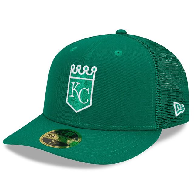 Casquette ajustée 59FIFTY à profil bas des Royals de Kansas City 2022 la Saint-Patrick New Era pour homme, verte