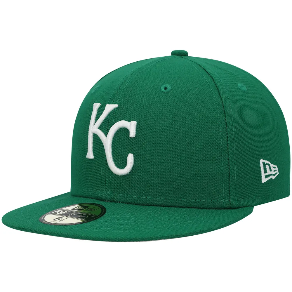 Men's New Era Black Kansas City Royals Team Logo 59FIFTY Fitted Hat