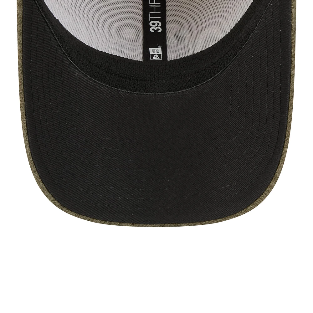 Men's New Era Light Beige/Olive Kansas City Royals 2025 Armed Forces Day 39THIRTY Flex Hat