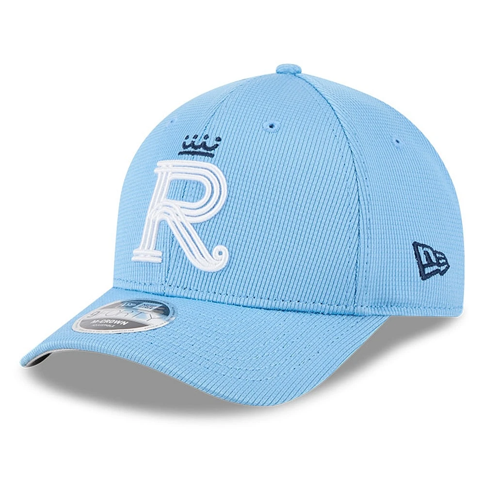 Men's New Era Light Blue Kansas City Royals City Connect Batting Practice 9FORTY M-Crown Adjustable Hat