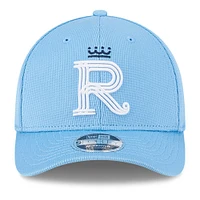 Men's New Era Light Blue Kansas City Royals City Connect Batting Practice 9FORTY M-Crown Adjustable Hat