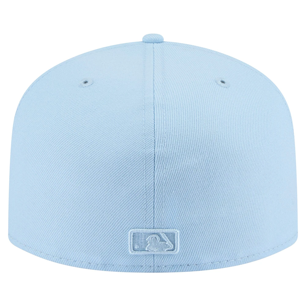 Men's New Era  Light Blue Kansas City Royals Color Pack A-Frame 59FIFTY Fitted Hat