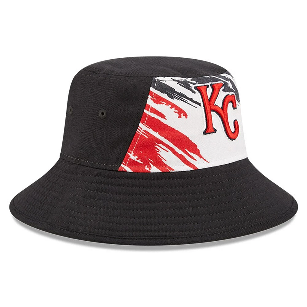 Men's New Era Navy Kansas City Royals 2022 4th of July Bucket Hat