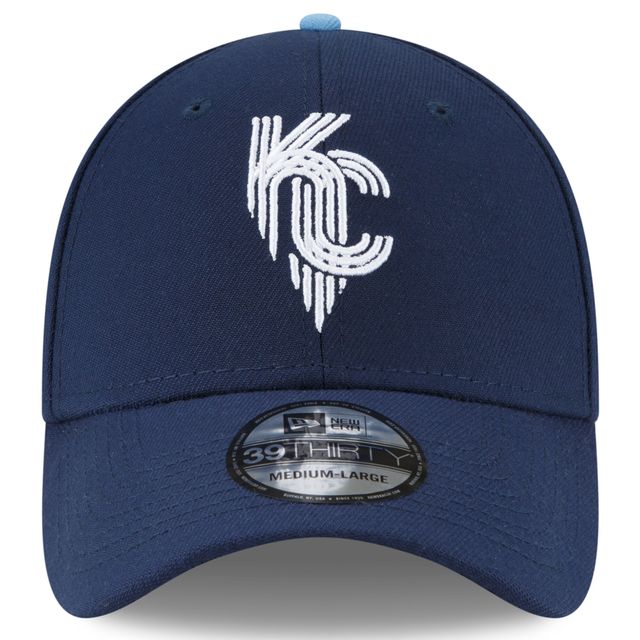 Casquette 39THIRTY City Connect des Kansas Royals 2022 New Era pour homme, bleu marine