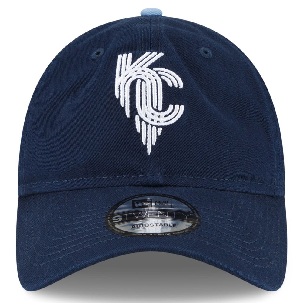 Men's New Era Navy Kansas City Royals 2022 City Connect 9TWENTY Adjustable Hat