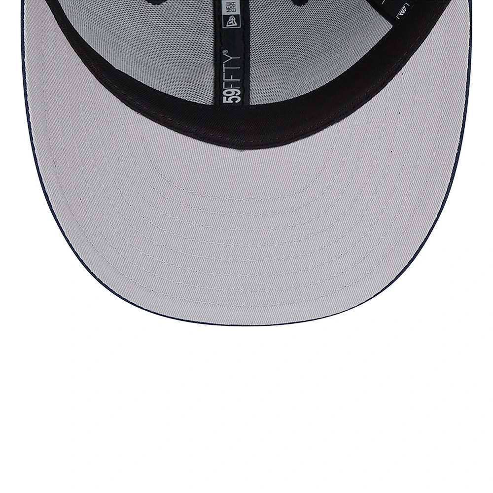 Men's New Era Navy Kansas City Royals Oceanside Low Profile 59FIFTY Fitted Hat